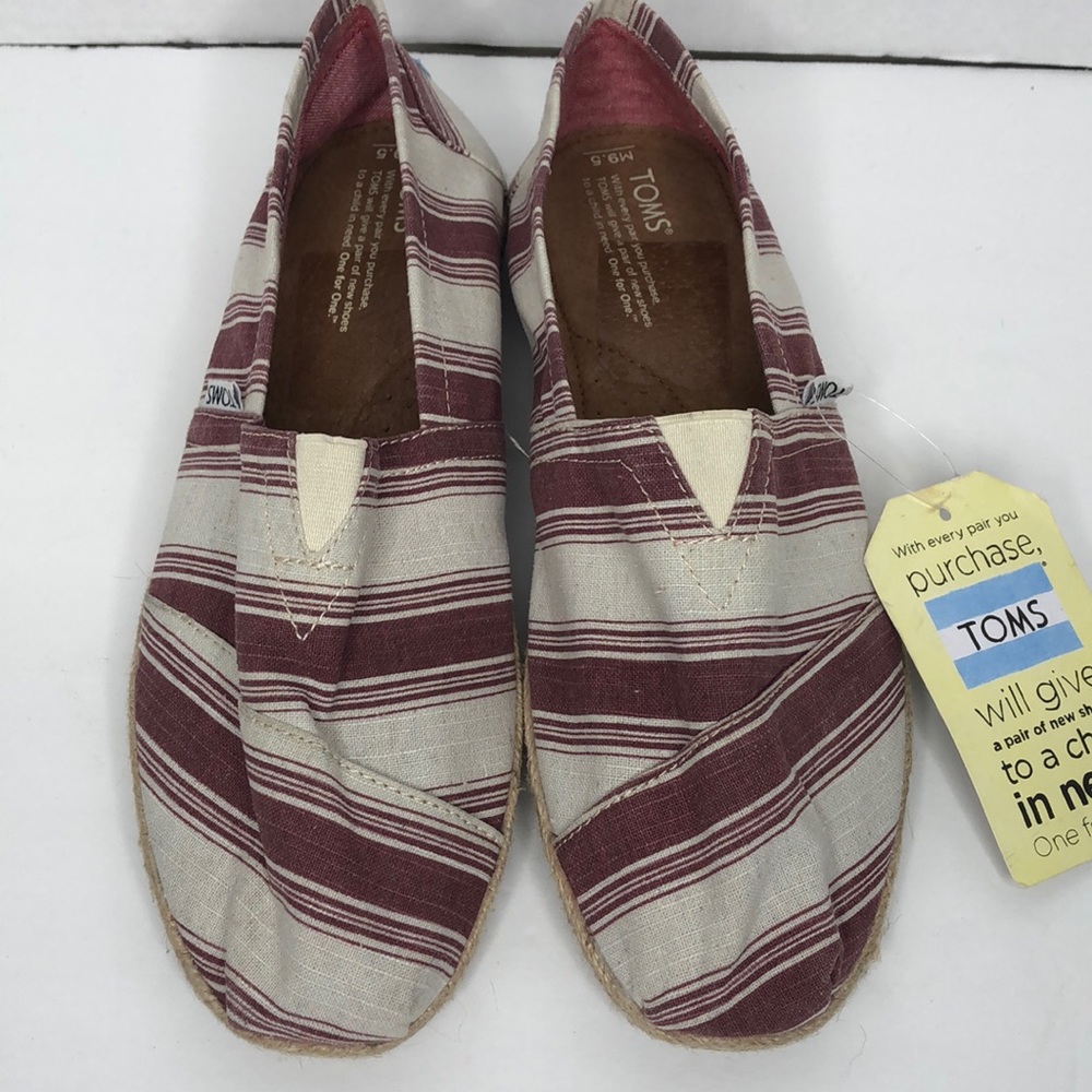 Toms Men’s  Classics Umbrella Stripe Shoe Shiraz